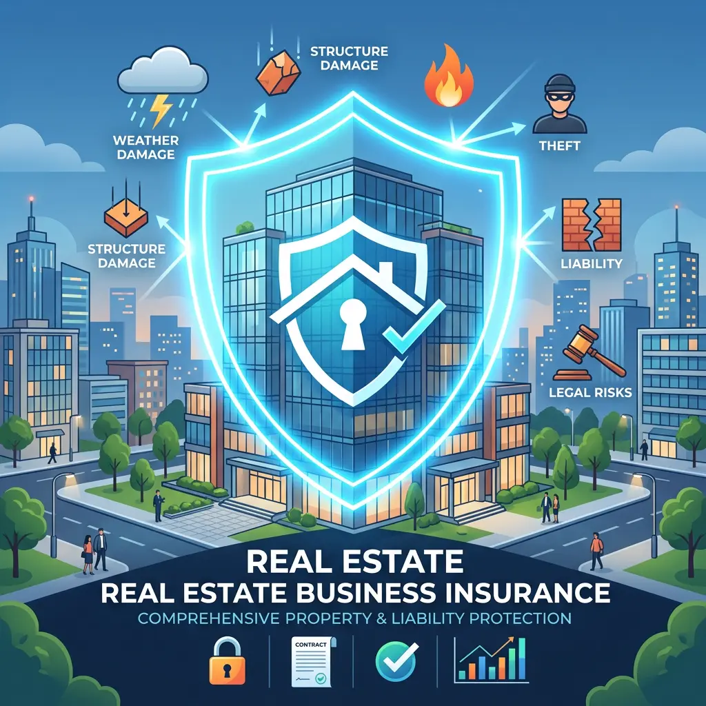 Real Estate Business Insurance Protection Shield