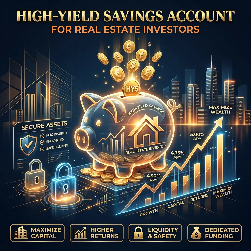 High-Yield Savings Account for Real Estate Down Payment